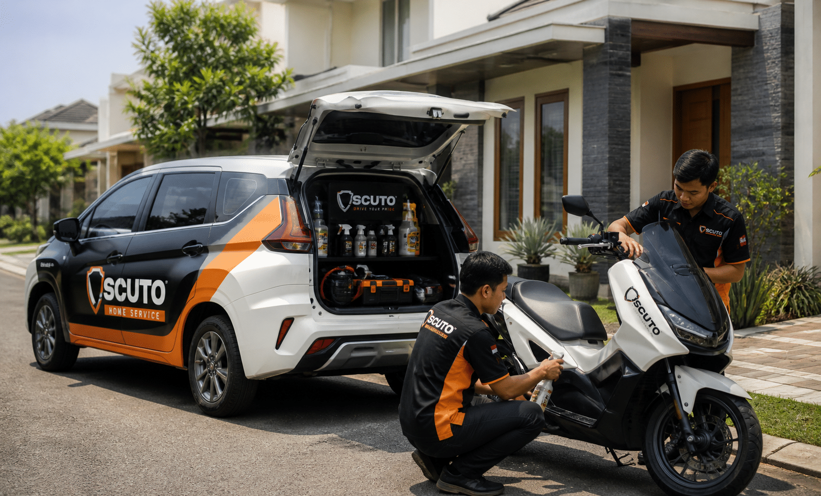 Scuto Home Service - Visit ke Rumah